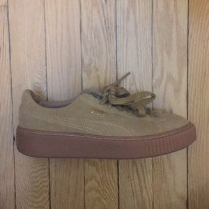 Puma Shoes - PUMA camel platform sneakers Puma Shoes - PUMA camel platform sneakers